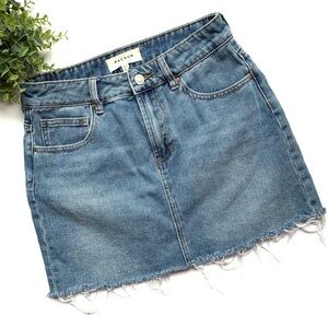 PacSun Blue Denim Mini Skirt